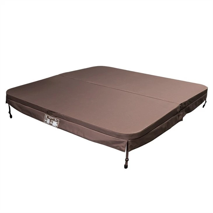 Brown 600D Oxford Fabric Spa Cover